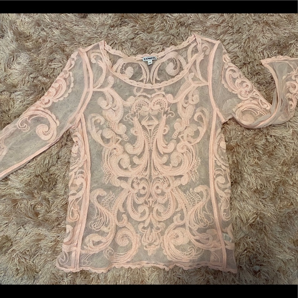 Not for sale - Express pink ace overall top